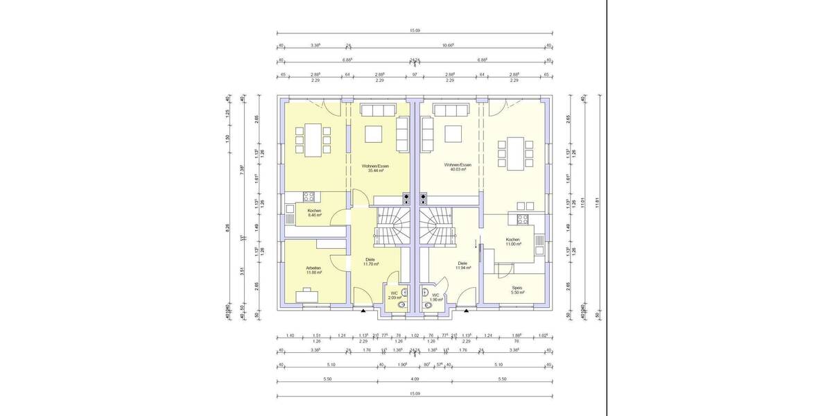 Doppelhaushälfte Nürnberg Unterbürg - 5 Zimmer, 140 m&sup2;, 889.000&euro; | Angebot:26826374