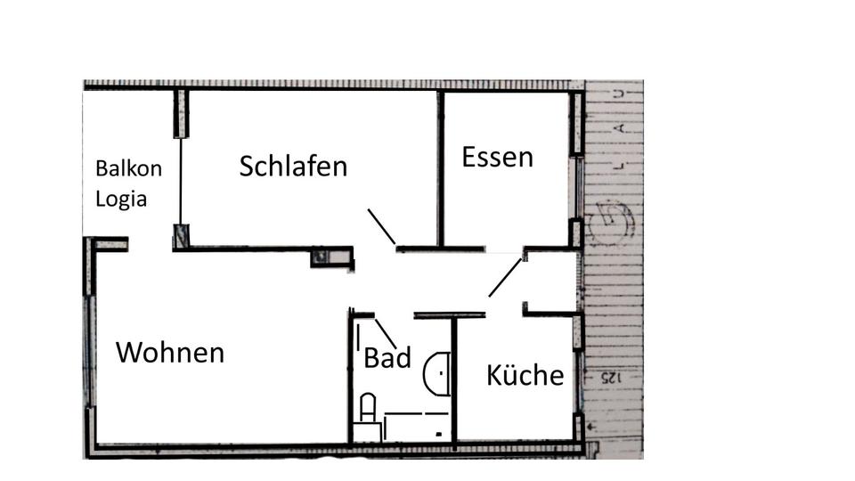 Etagenwohnung Oberasbach - 2.5 Zimmer, 55 m&sup2;, 170.000&euro; | Angebot:24474035