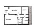 Etagenwohnung Oberasbach - 2.5 Zimmer, 55 m&sup2;, 170.000&euro; | Angebot:24474035