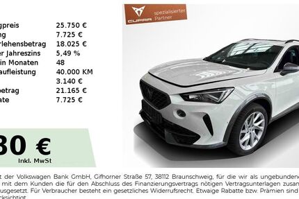 Cupra Formentor 25.750 km 25.750 &euro; Nürnberg 90441
