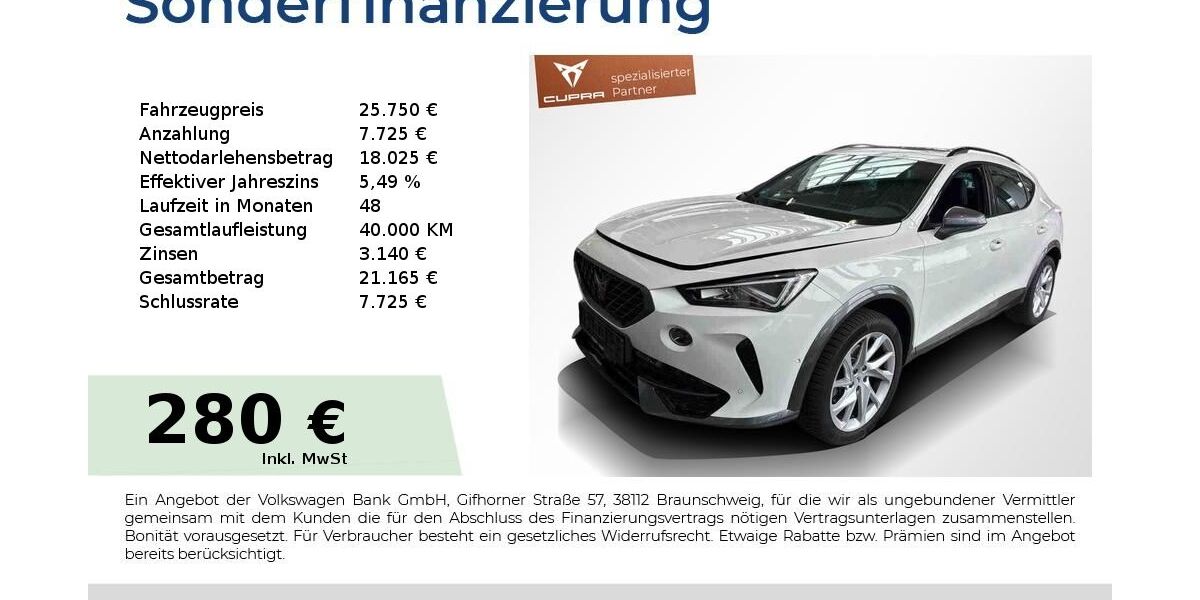 Cupra Formentor 25.750 km 25.750 &euro; Nürnberg 90441