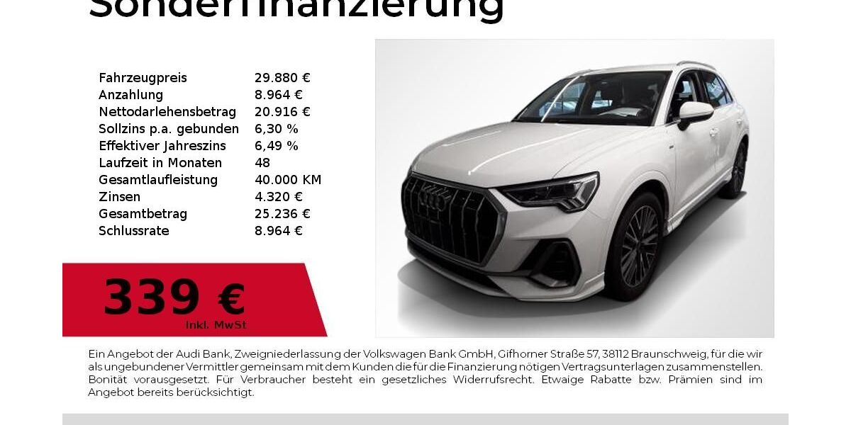 Audi Q3 89.999 km 28.840 &euro; Nürnberg 90411