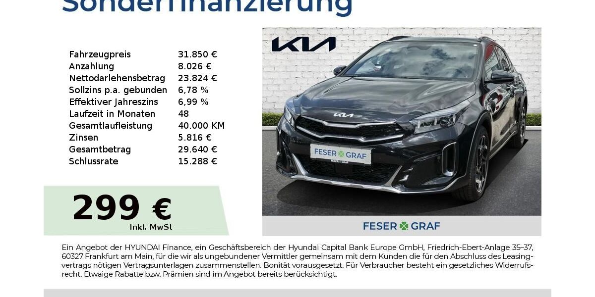 Kia XCeed 5.950 km 27.850 &euro; Nürnberg 90425