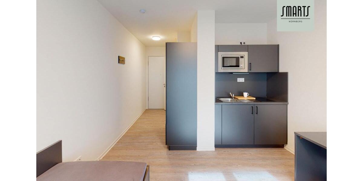 Erdgeschoßwohnung Nürnberg Gleißhammer - 1 Zimmer, 21 m&sup2;, 480&euro; | Angebot:26248513