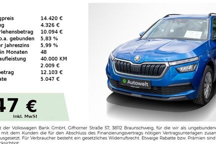 Skoda Kamiq 86.450 km 14.420 &euro; Nürnberg 90431