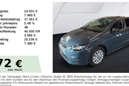 Seat Ibiza 1.450 km 20.380 &euro; Nürnberg 90441