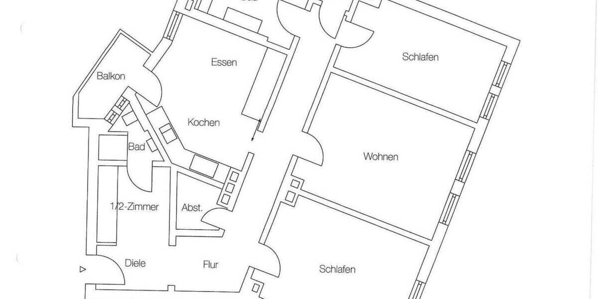 Etagenwohnung Nürnberg Rennweg - 4 Zimmer, 129 m&sup2;, 469.000&euro; | Angebot:25704205