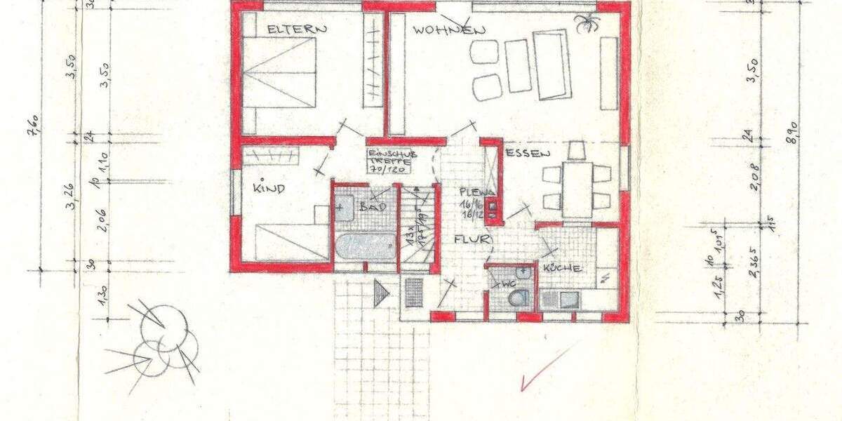 Bungalow Röttenbach - 3 Zimmer, 72 m&sup2;, 380.000&euro; | Angebot:25671757