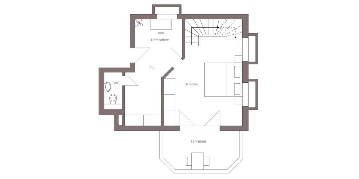 Etagenwohnung Nürnberg Thon - 2 Zimmer, 65 m&sup2;, 780&euro; | Angebot:26029275