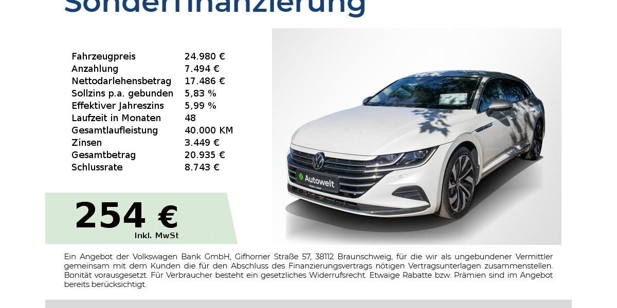 VW Arteon 133.650 km 24.440 &euro; Nürnberg 90431