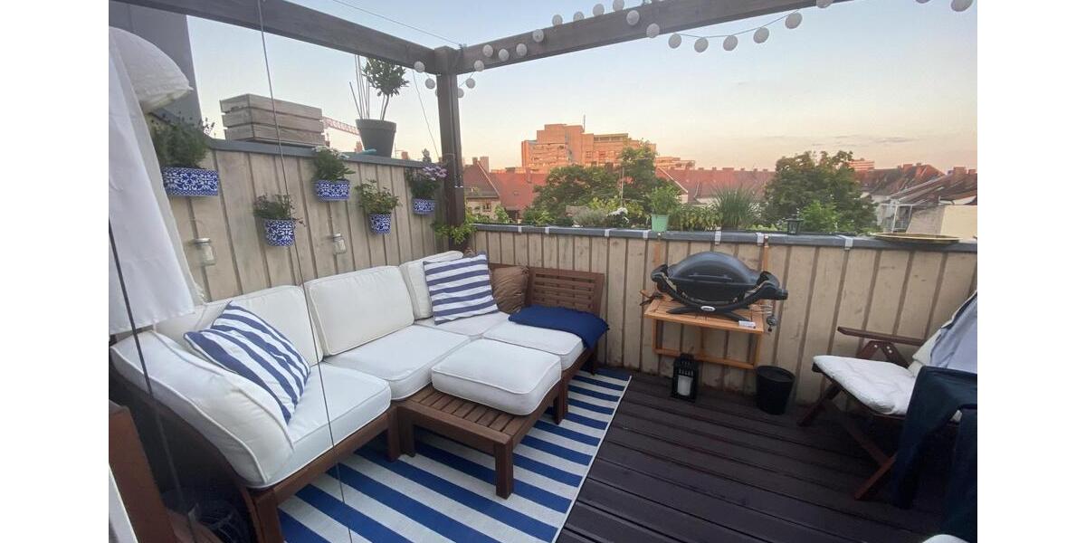 Dachgeschoßwohnung Nürnberg Hasenbuck - 3 Zimmer, 65 m&sup2;, 1.200&euro; | Angebot:26544452