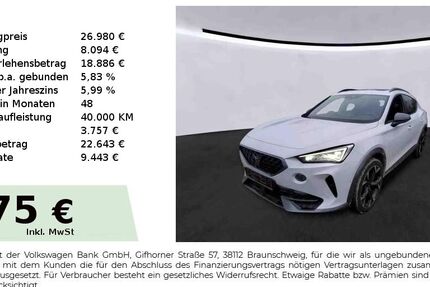 Cupra Formentor 36.150 km 26.740 &euro; Nürnberg 90431