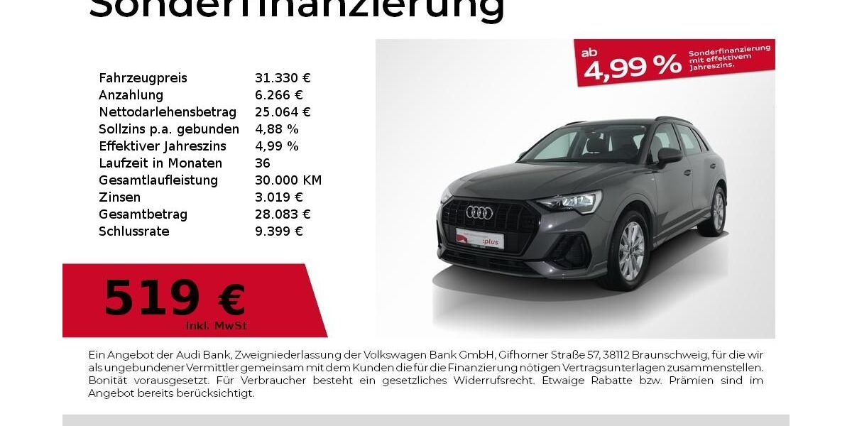Audi Q3 42.117 km 30.440 &euro; Nürnberg 90441