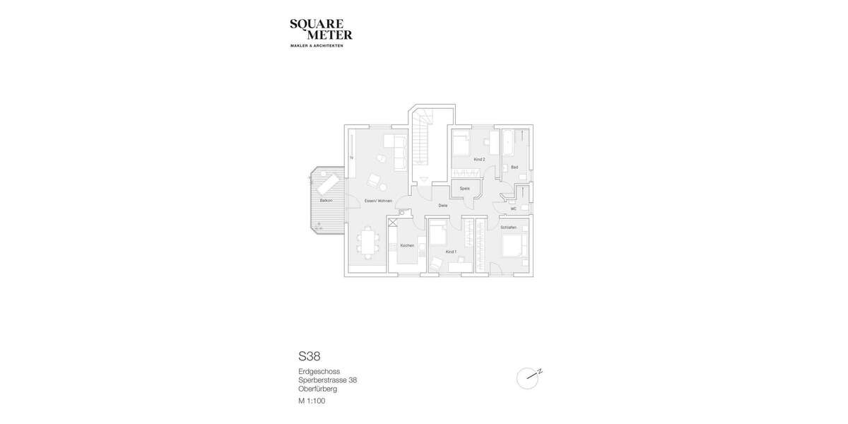 Etagenwohnung Fürth Atzenhof - 4 Zimmer, 103 m&sup2;, 382.500&euro; | Angebot:27480218