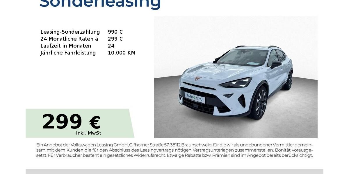 Cupra Formentor 19.700 km 41.950 &euro; Schwabach 91126