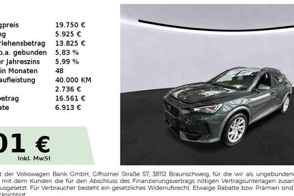 Cupra Formentor 116.950 km 19.750 &euro; Nürnberg 90431