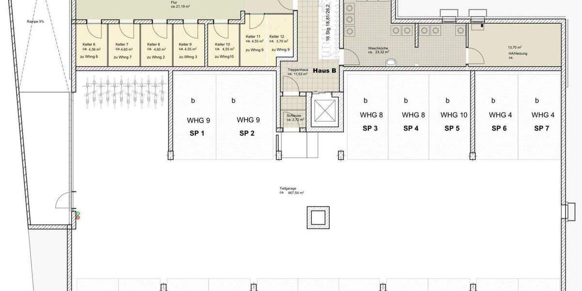 Etagenwohnung Roßtal - 2 Zimmer, 59 m&sup2;, 319.000&euro; | Angebot:25670922