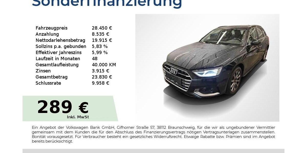 Audi A4 42.450 km 28.450 &euro; Nürnberg 90431