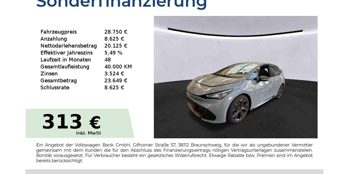Cupra Born 17.850 km 28.750 &euro; Nürnberg 90441