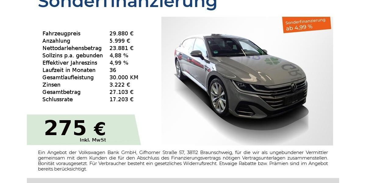 VW Arteon 48.681 km 29.880 &euro; Fürth 90763