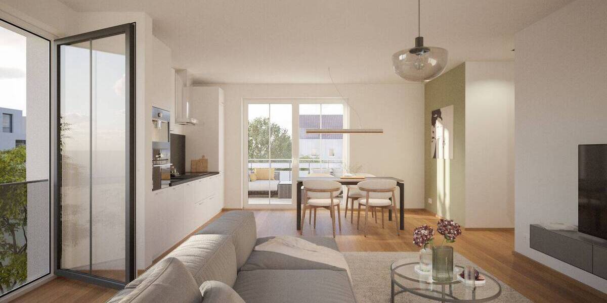 Terrassenwohnung Nürnberg Großreuth h d Veste - 4 Zimmer, 102 m&sup2;, 899.850&euro; | Angebot:25985116