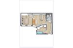 Etagenwohnung Nürnberg Sankt Leonhard - 2 Zimmer, 43 m&sup2;, 519&euro; | Angebot:26497352
