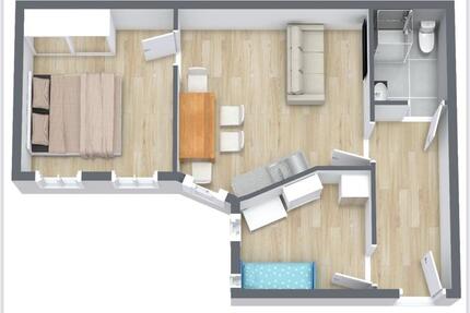 Wohnung Nürnberg Sankt Leonhard - 2 Zimmer, 43 m&sup2;, 519&euro; | Angebot:26497352