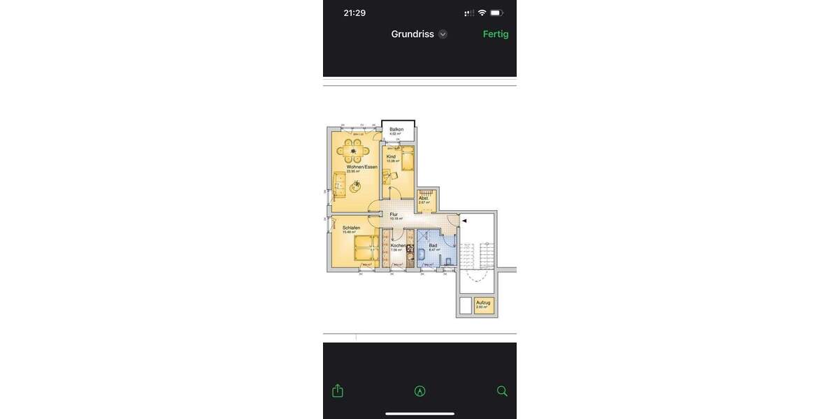 Etagenwohnung Nürnbeg Zerzabelshof - 3 Zimmer, 77 m&sup2;, 299.000&euro; | Angebot:25716309