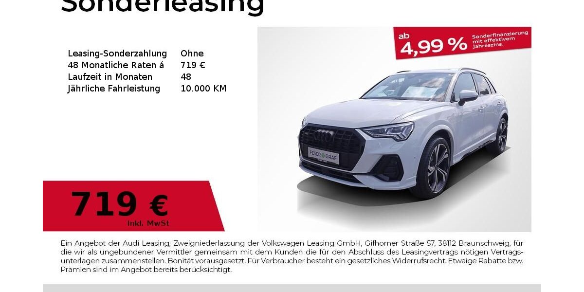 Audi Q3 6.500 km 56.980 &euro; Fürth 90763