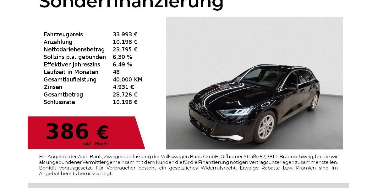Audi A3 10.900 km 32.780 &euro; Nürnberg 90411