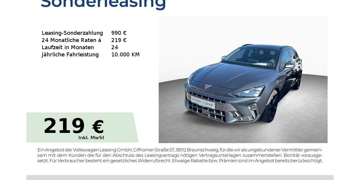 Cupra Leon 21.350 km 30.950 &euro; Schwabach 91126