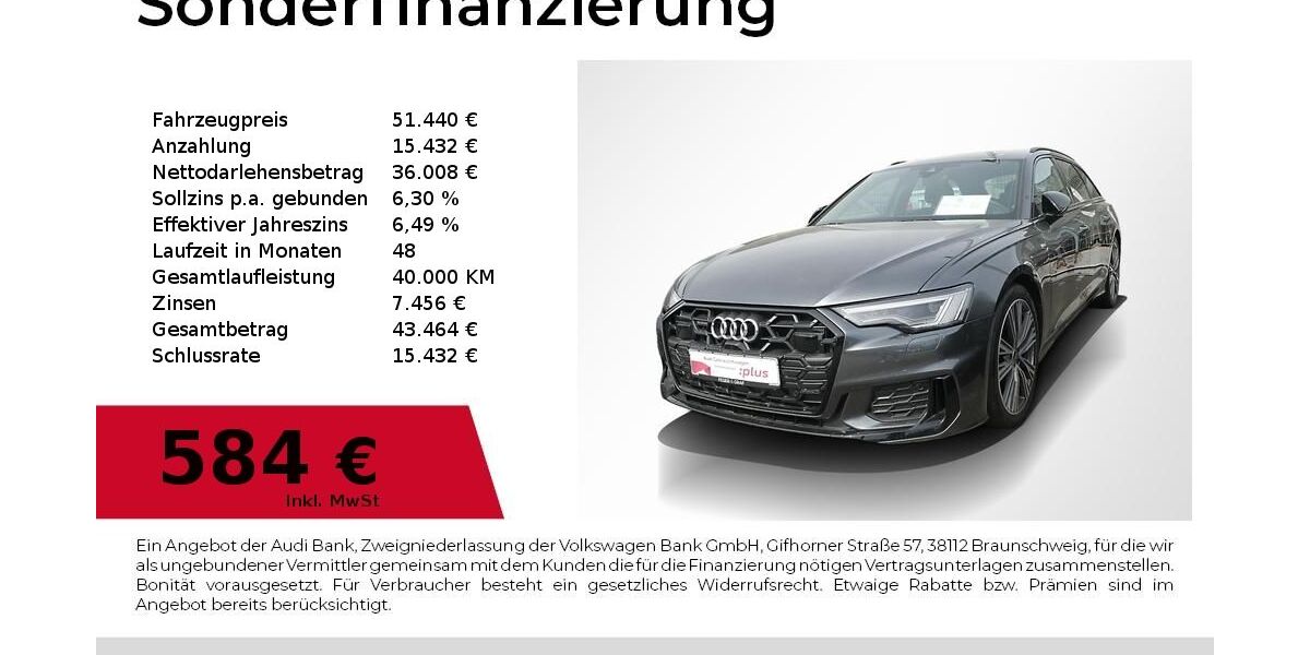 Audi A6 10.900 km 51.440 &euro; Lauf an der Pegnitz 91207