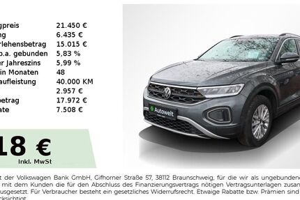 VW T-Roc 105.250 km 20.940 &euro; Nürnberg 90431