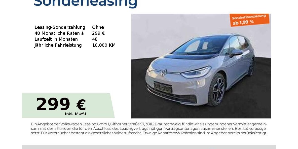 VW ID.3 28.801 km 22.903 &euro; Nürnberg 90411