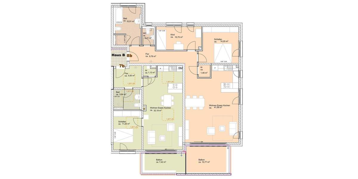 Etagenwohnung Roßtal - 3 Zimmer, 94 m&sup2;, 479.000&euro; | Angebot:25732102