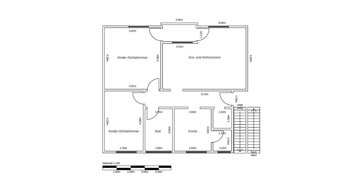 Etagenwohnung Roth - 3 Zimmer, 79 m&sup2;, 299.700&euro; | Angebot:25670502