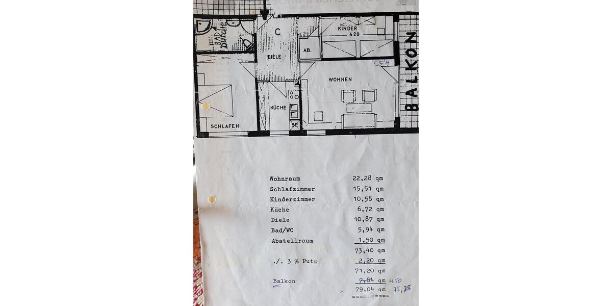 Etagenwohnung Altdorf bei Nürnberg - 3 Zimmer, 268.000&euro; | Angebot:21452679