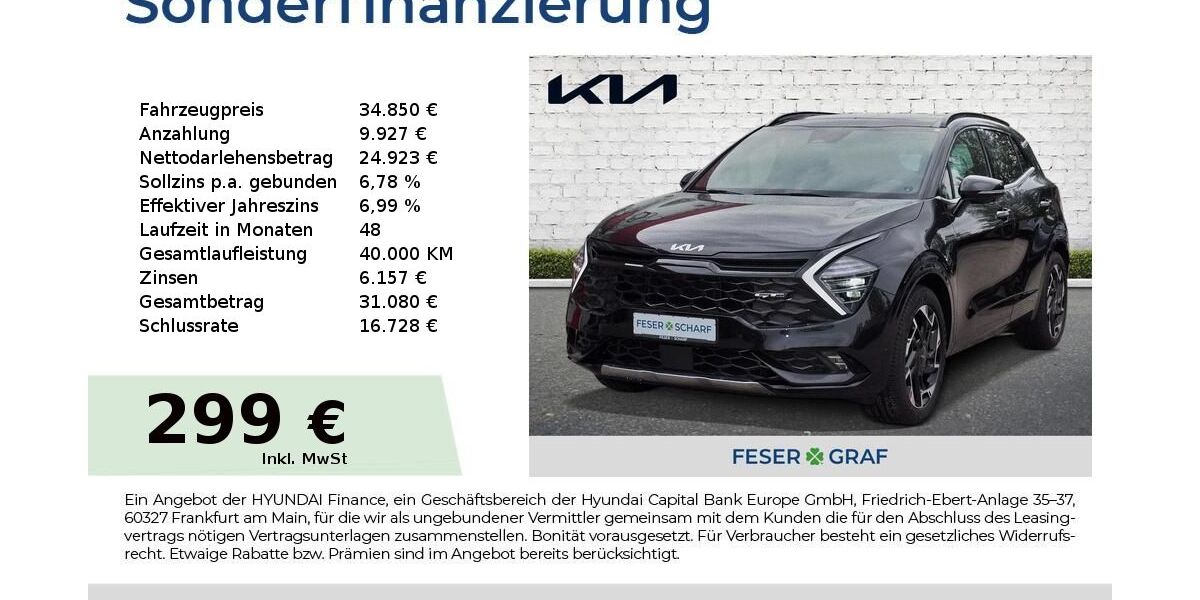 Kia Sportage 10.498 km 34.850 &euro; Roth 91154