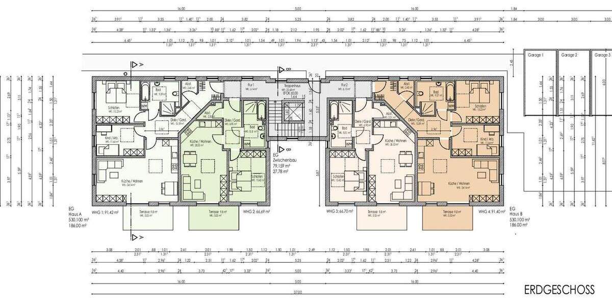 Etagenwohnung Heroldsberg - 2 Zimmer, 66 m&sup2;, 354.600&euro; | Angebot:25667566