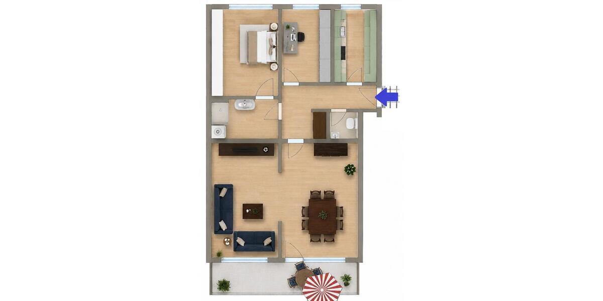 Einfamilienhaus Nürnberg Erlenstegen - 4 Zimmer, 95 m&sup2;, 1.512&euro; | Angebot:26637691