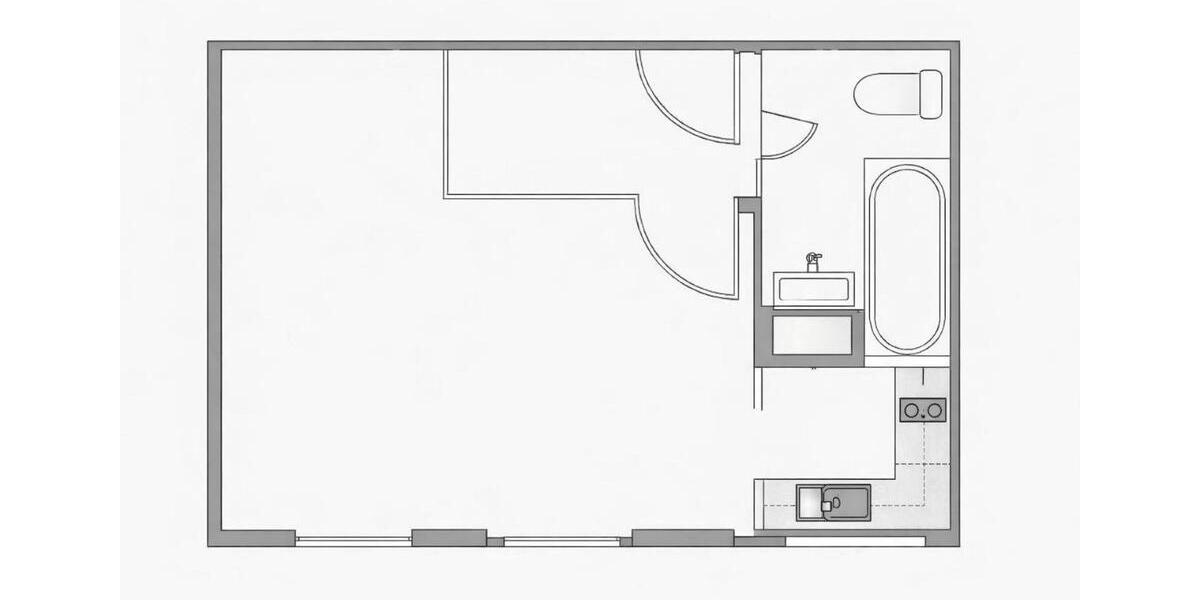 Etagenwohnung Nürnberg Eberhardshof - 1 Zimmer, 30 m&sup2;, 740&euro; | Angebot:26582355