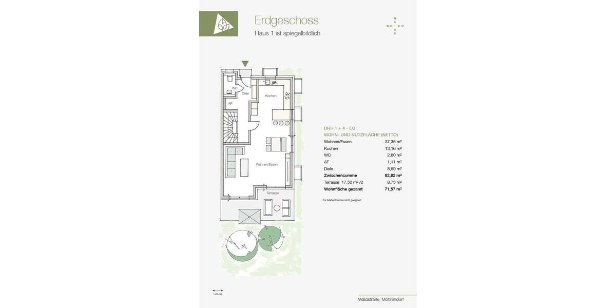 Doppelhaushälfte Möhrendorf Oberndorf - 5 Zimmer, 142 m&sup2;, 895.000&euro; | Angebot:25850493