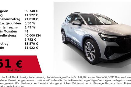 Audi Q4 e-tron 44.600 km 36.380 &euro; Nürnberg 90411