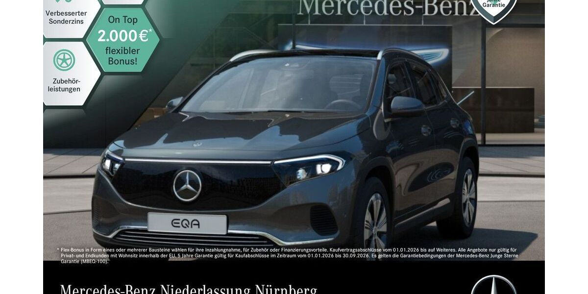 Mercedes-Benz EQA 9.279 km 40.890 &euro; Nürnberg 90429