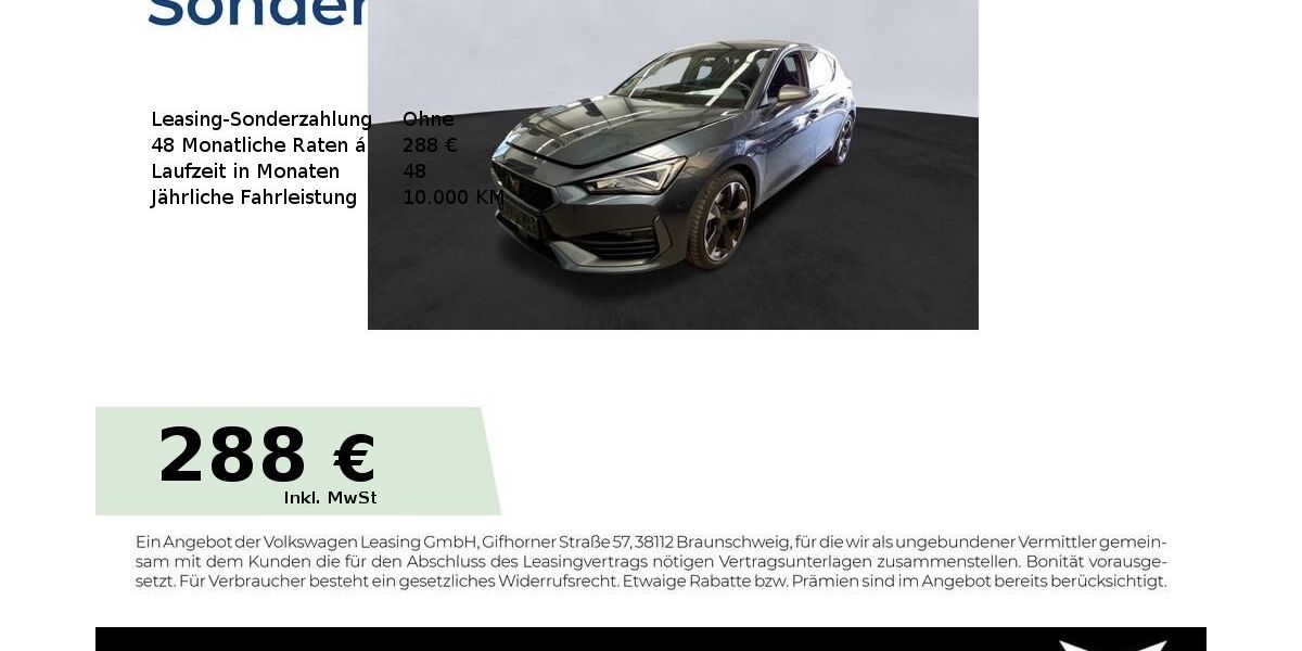 Cupra Leon 38.200 km 24.780 &euro; Fürth 90763