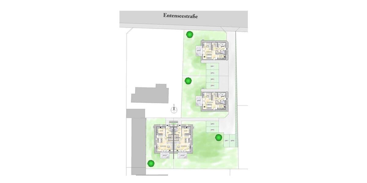 Doppelhaushälfte Rückersdorf Entensee - 4 Zimmer, 111 m&sup2;, 695.000&euro; | Angebot:25699148