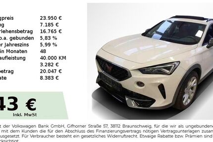 Cupra Formentor 32.350 km 23.740 &euro; Nürnberg 90431