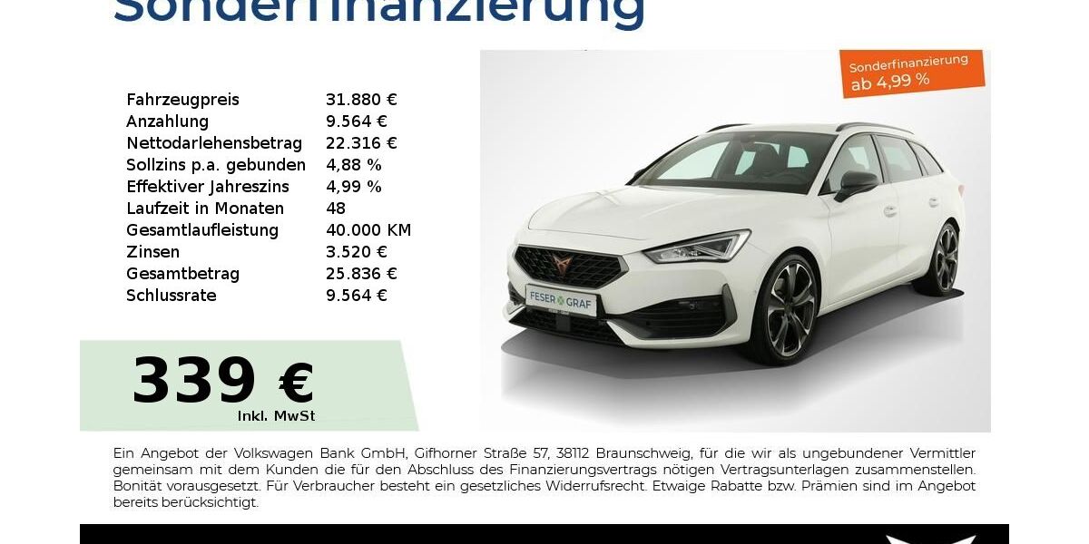 Cupra Leon 23.950 km 31.640 &euro; Nürnberg 90441
