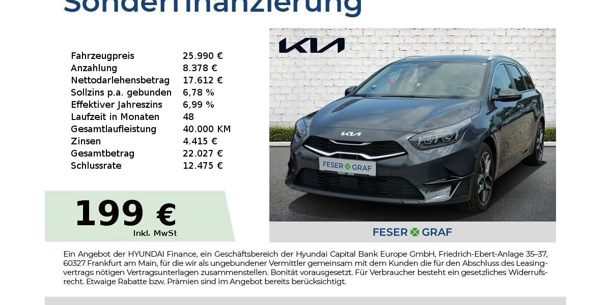 Kia ceed Sportswagon 9.188 km 25.990 &euro; Roth 91154