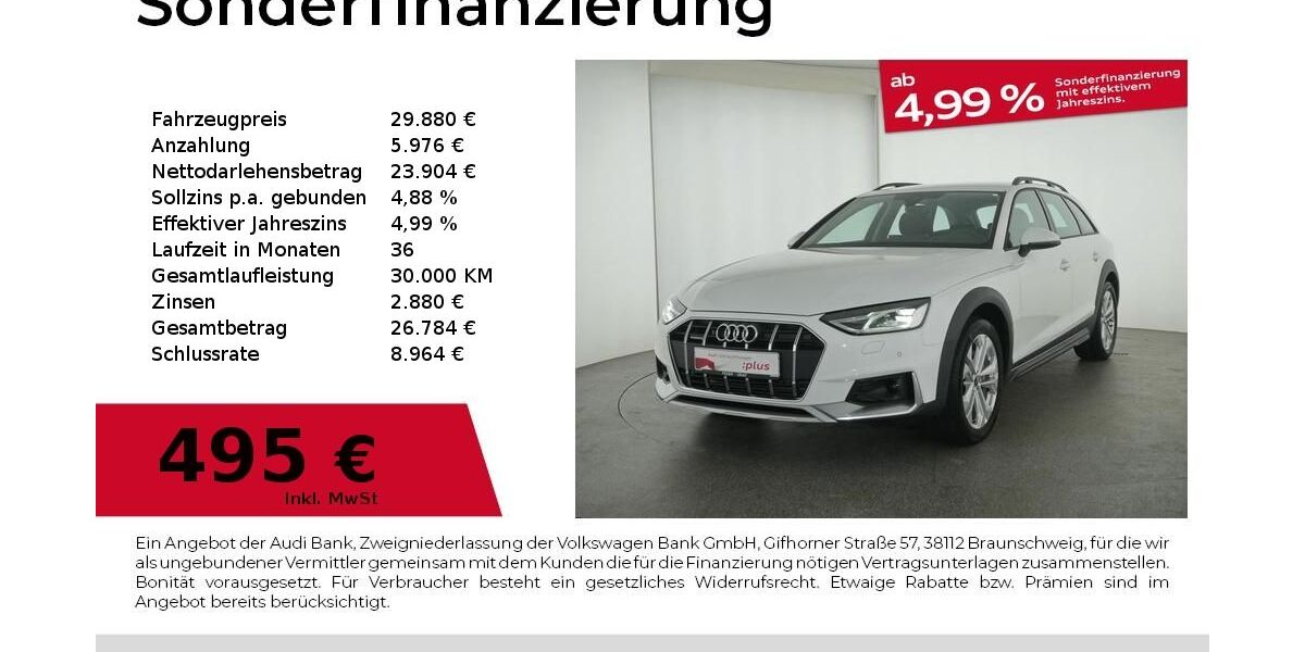 Audi A4 Allroad 44.700 km 29.880 &euro; Nürnberg 90441
